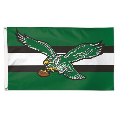 Philadelphia Eagles Throwback NFL 3' x 5' Deluxe Team Flag Wincraft