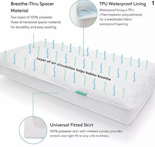 newton crib mattress dimensions
