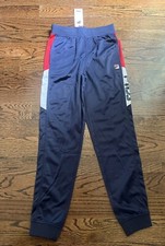 Fila boys track pants size L navy NWT