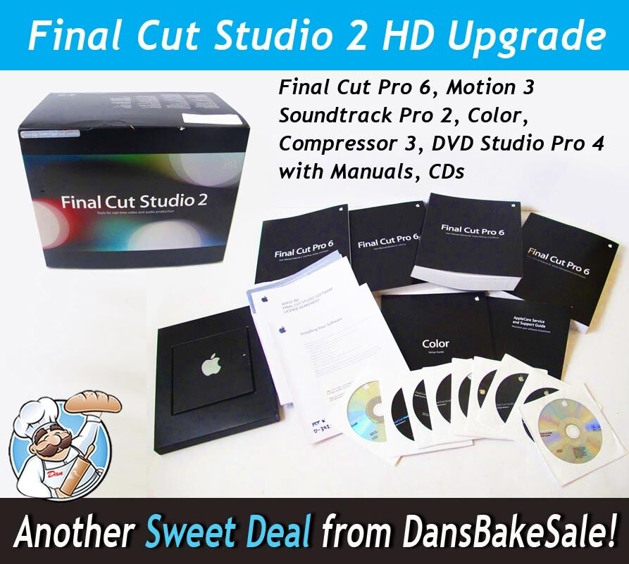 Apple Final Cut Studio 2 HD Upgrade MA888Z/A Final Cut Pro 6 Apple Final Cut Studio 2 HD Upgrade MA888Z/A Final Cut Pro 6