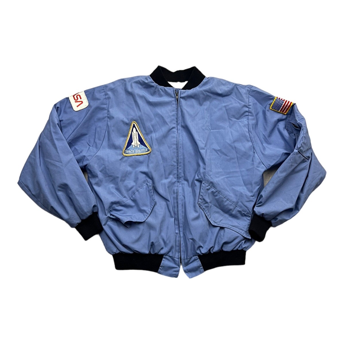 Vintage 80's NASA Space Camp Space Gear Jacket Adult Size Large Made in USA