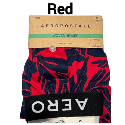 NWT AEROPOSTALE Woven Boxer Underwear Sz S-M-L-XL Assorted Colors #A5 - Picture 25 of 42
