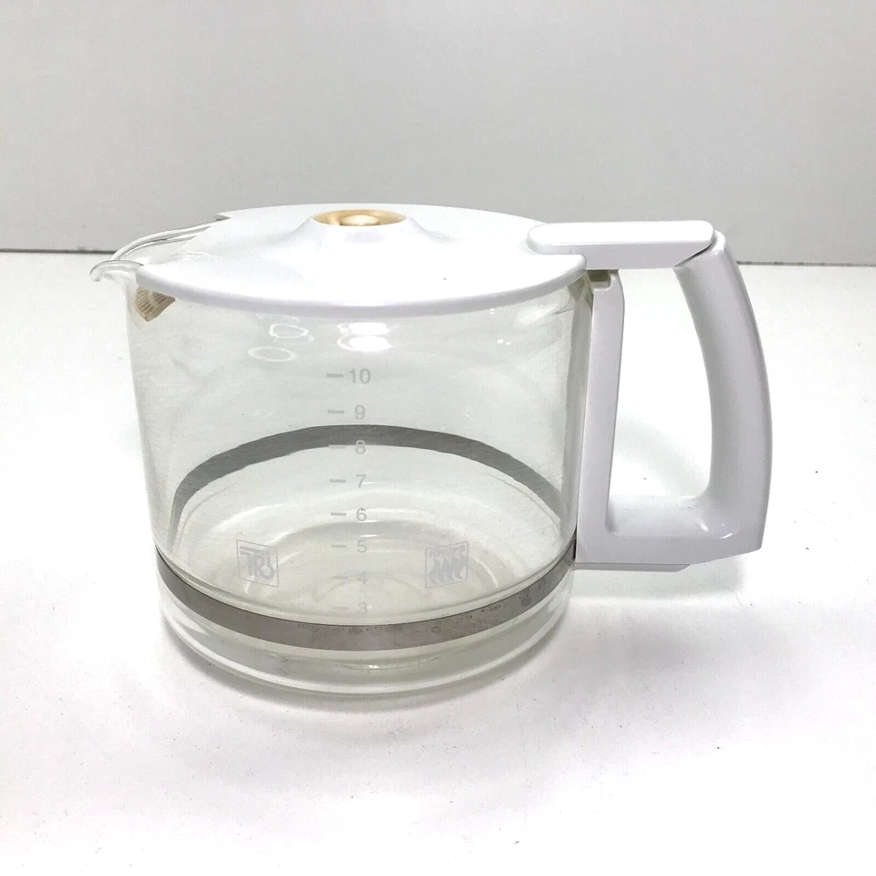 Krups Type 321 ProCafe 10 Cup Automatic Drip Coffee Maker White Tested Works - Image 3 of 4