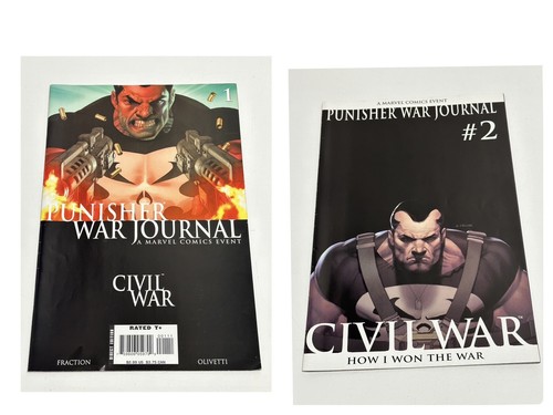 Civil War - Punisher War Journal Issue # 1 And #2 Marvel Comics 2006 Comic Book