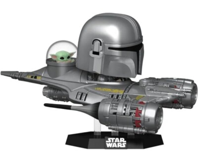Funko Pop! 592 The Mandalorian N 1 Starfighter w/Grogu IN HAND
