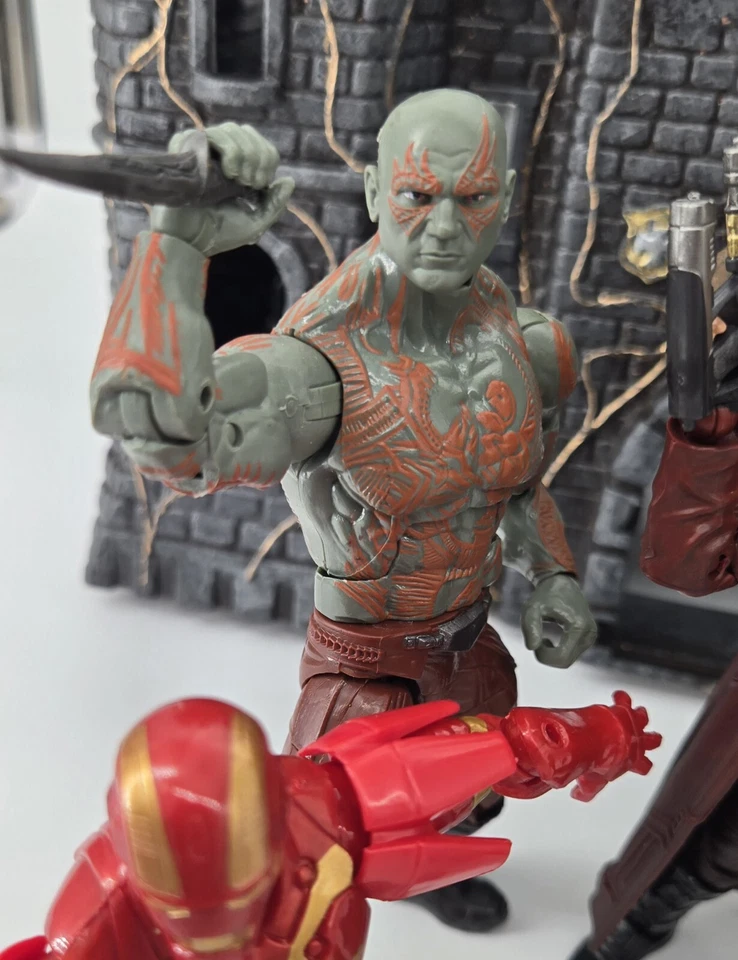 Marvel Legends Guardianes de la Galaxia Iron Man Starlord Gamora Drax Groot Rocket Foto 4 de 4
