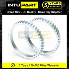 IntuPart 2x ABS Reluctor Rings Rear Fits Smart Roadster 0.7 Petrol (2003-2005)