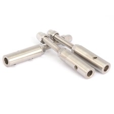 Schraubterminal für Drahtseil Geländer Edelstahl Seil Spanner 4-6mm V2A