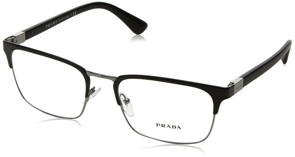 Prada PR54TV 1BO1O1 Eyeglasses Matte Black 55mm