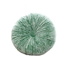 【Must GO】15'' Round Throw Pillow Couch Pumpkin Velvet Decorative Floor Pillow
