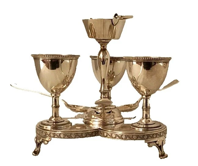 Beaded Victorian US Silver-Plated Antiques