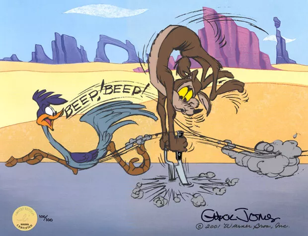 Popcultcha - Meep! Meep! Road Runner & Wile E. Coyote have