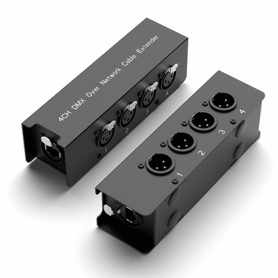 Multi Network Snake Receiver over Ethercon Cable, 4 Channel Digital Audio Sna...