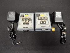 Lot of 2 Altinex DA1910SX Compact Computer Video Interfaces w/Power Supplies
