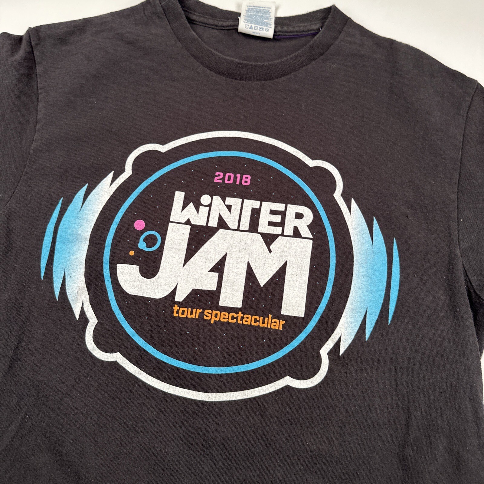2018 Winter Jam Tour Black Shirt Adult Size Small Skillet Jobe KB