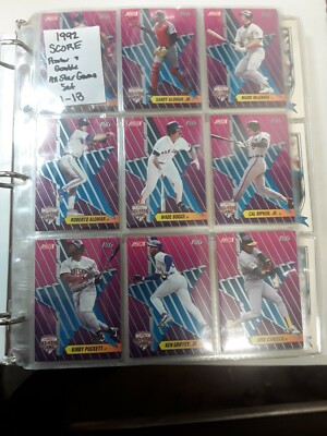 1992 SCORE PROCTOR AND GAMBLE ALL STAR SET 1-18 Sealed Ken Griffey Jr,