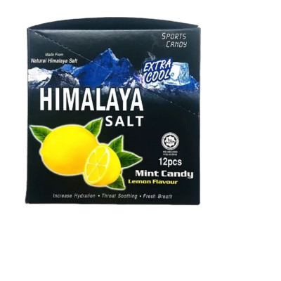 Himalaya Salt Sport Candy Extra Cool Lemon Flavour (15g x 12 packs) 1-6 Boxes