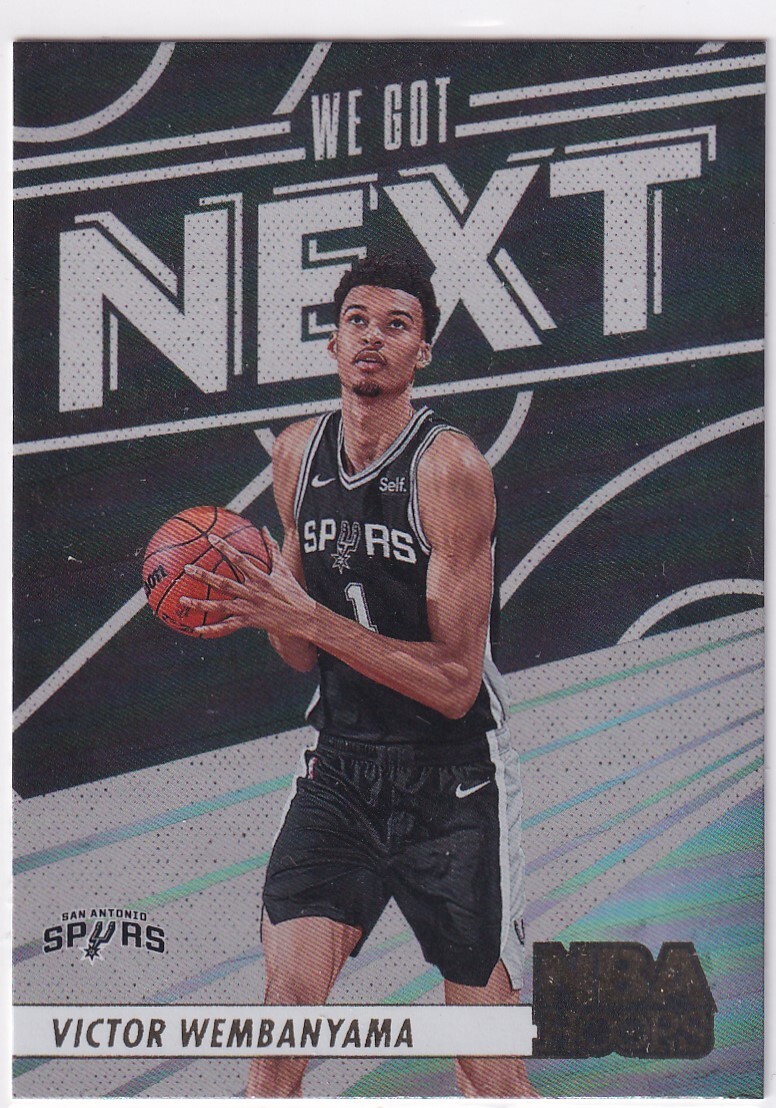 Panini 2023-24 Hoops NBA No. 33 Victor Wembanyama Rookie We Got Next Holo