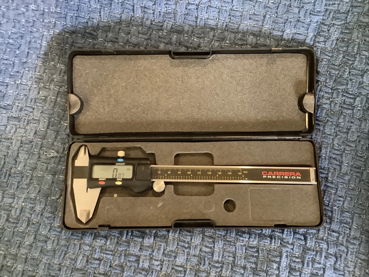 CARRERA PRECISION 6 Inch Digital Caliper Excellent Condition eBay