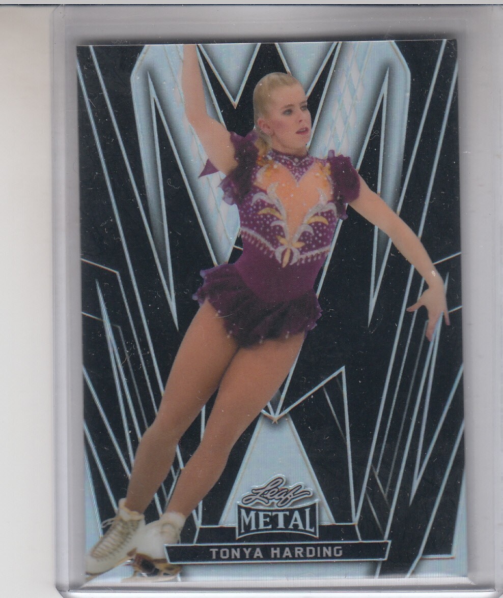 2024 Leaf Metal Women Of Sport Tonya Harding Black Refractor SP 1