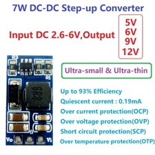 ND0412SA 1 PCS  mini 5V 6V 9V 12V DC DC Boost Step-up Converter Regulator Module