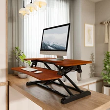 FLEXISPOT Home Office Height Adjustable Standing Desk Converter 28"
