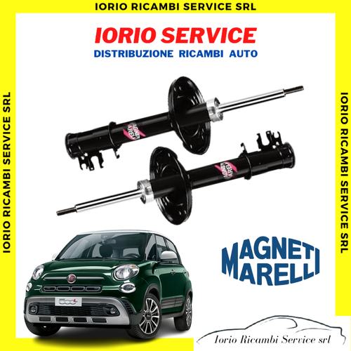 KIT 2 SUPPORTI AMMORTIZZATORI ANTERIORI FIAT PANDA 141 E 4X4 750 900 1000 1100 e