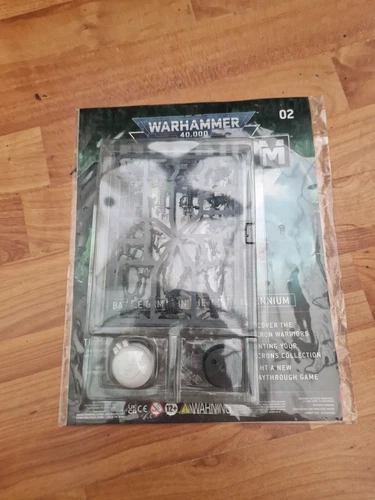 GAMES WORKSHOP WARHAMMER IMPERIUM ISSUE 02 MAGAZINE + PARTS HACHETTE