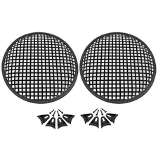 Universal 10 inch Metal Mesh Speaker Subwoofer Grill Cover Waffle Style - 2 Pack