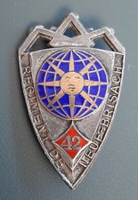 Insigne 42° RI NEUF BRISACH Régiment Infanterie AFN GUERRE ALGERIE ORIGINAL