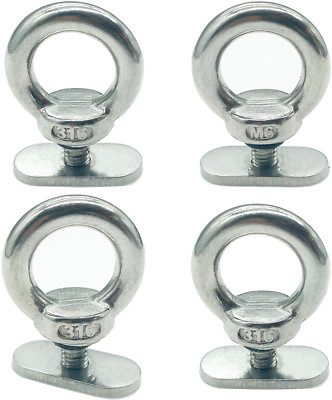 Kayak Track Mount Tie down Eyelet Rail,316 Stainless Stee,Canoes,Boats,Ropes Acc
