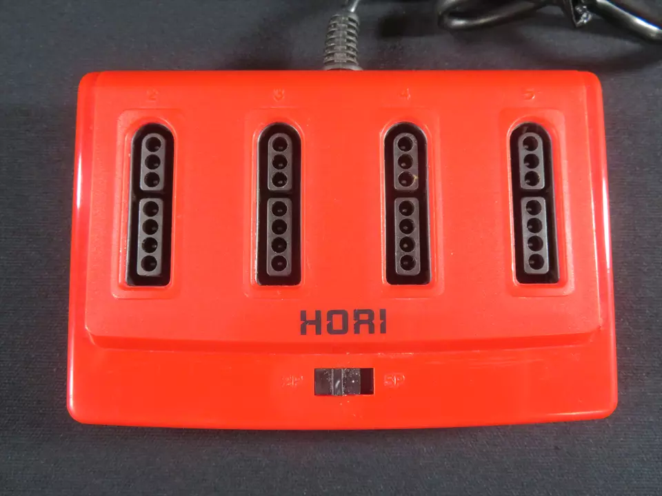 Super famicom Nintendo HORI multi tap controller Japan multitap sfc Red HSM-07 - Image 3 of 4