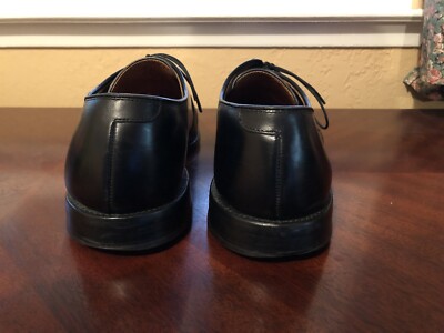 Allen Edmonds Slayton Men\'s size 10.5D Black Leather Derby Oxfords Dress Shoes Allen Edmonds Slayton Black Mens Sz 10.5 D Leather Oxfords  main image 2