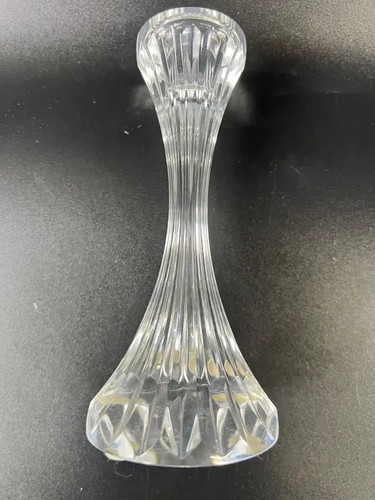 Baccarat Massena Art Deco Style Crystal Candlestick or Candleholder , a Pair - Afbeelding 8 van 13