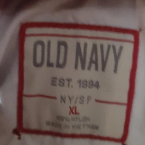 Vintage Vibes Old Navy Hooded Windbreaker in Scotty Red image 5