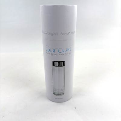 New In Box BOROUX Original Pure Borosilicate Glass Bottle 16.9 oz /.5 liters