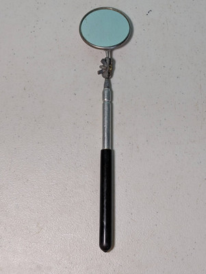 Vintage General Tools Round Telescoping Inspection Mirror Made In USA Part # 557