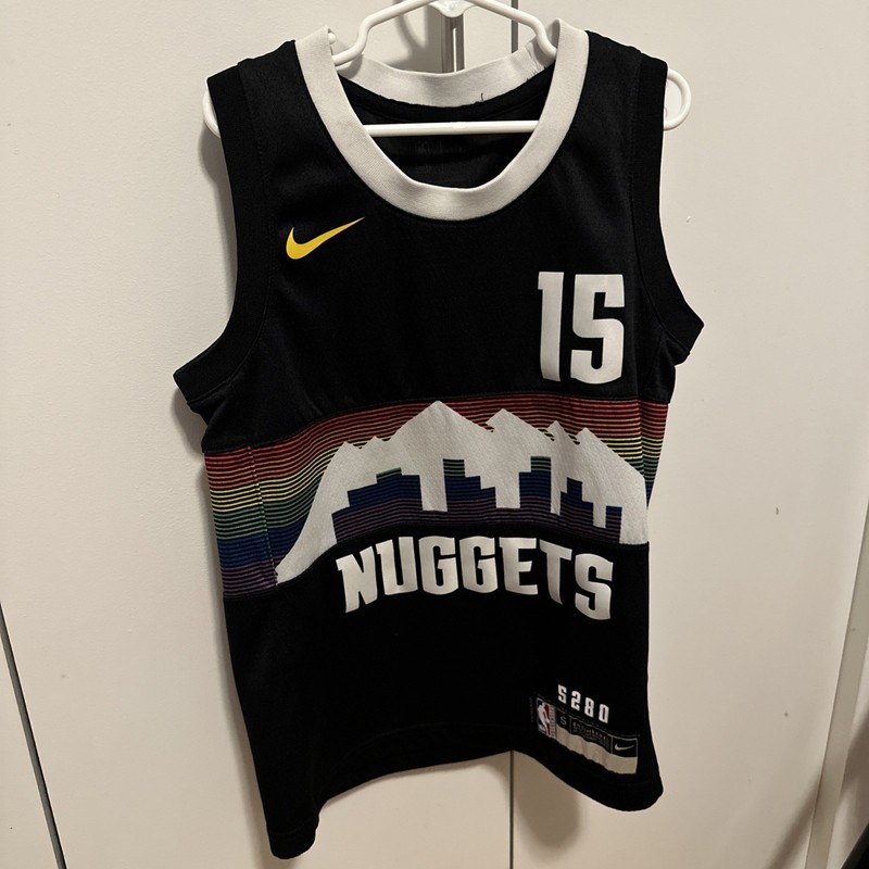 NBA Nuggets Kids Jersey #15 Size Small