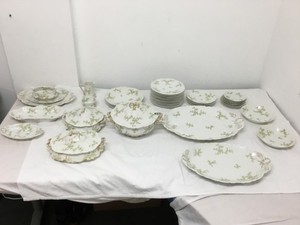 Haviland Limoges Porcelain Dinner Set, Floral, Not Complete Set (PAT30)