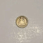 1854 with Arrows Seated Liberty Dime Good