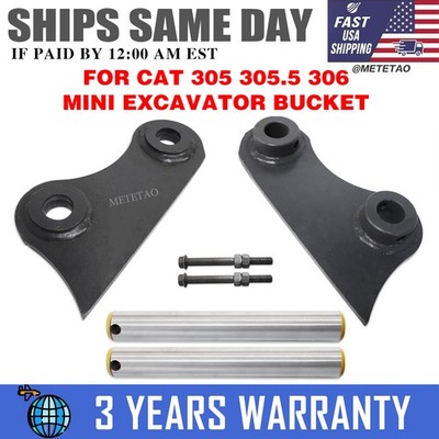 For Cat 305 305.5 306 Excavator bucket ears and pins Weld on 45mm 10-1/4'' C - C