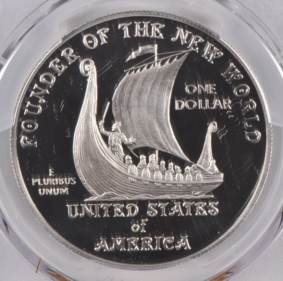 PR70 2000-P DCAM Commemorative Dollar Leif Ericson PCGS Blue Label *6231 - Image 4 of 4