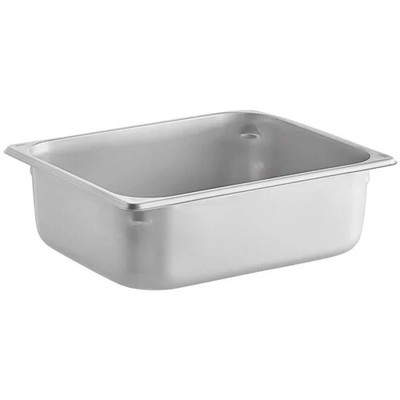 Box of 6 Vigor 24712422 Deep Anti-Jam Stainless Steel Steam Table 1/2 Size 4''