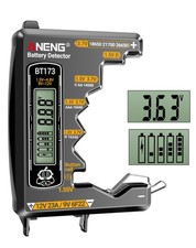 BT173 Dual Range Battery Tester for 1.5V/3.7V/9V/12V Battery Checker