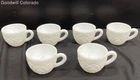 Bundle of Milk Glass Cups