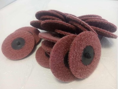 Norton66261017522 Quick-Change Disc: Type S, 3'' Dia Aluminum Oxide Non-Woven