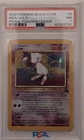 2000  POKEMON PROMO BLACK STAR PSA 7 LEAGUE #9 MEW HOLO  VINTAGE W/ Swirl G6