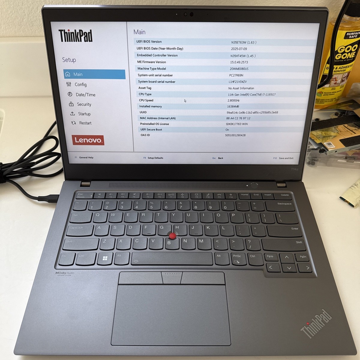 Lenovo ThinkPad T14s Gen 2 14