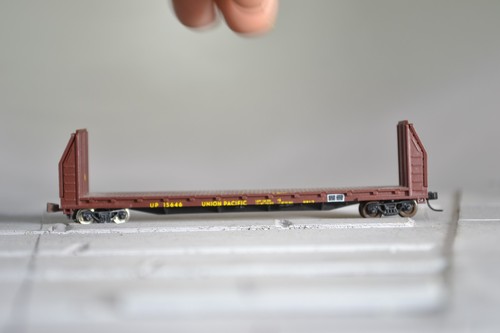 80313 Escala N CONCOR CABEZA A GRANEL COCHE PLANO UNION PACIFIC | Condition: Used