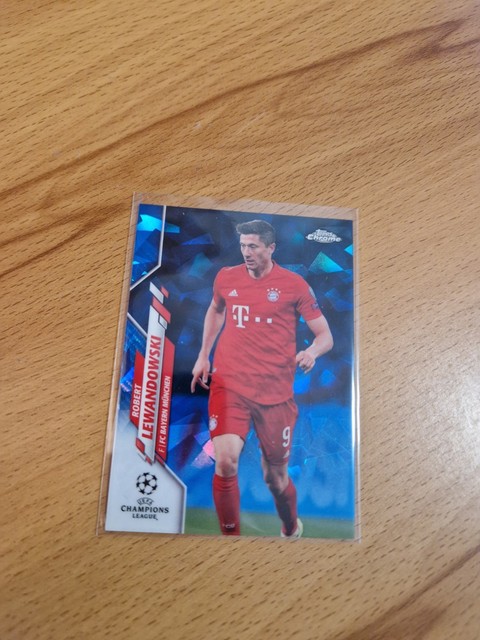 Topps Chrome UEFA Champions League 2019 20 Sapphire Robert Lewandowski fc bayern